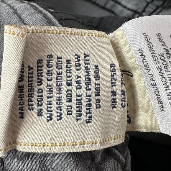 Miss Me Jeans Womens 24 Gray Mid Rise Skinny Stretch Faded Denim Classic Pants - Picture 8 of 13